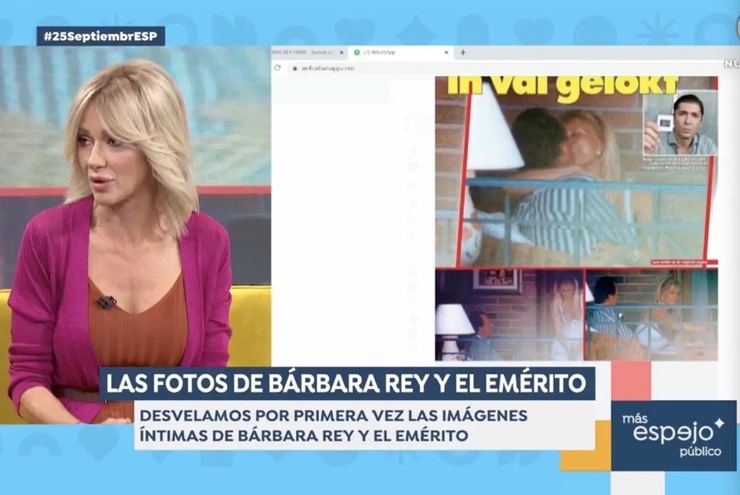 La primera imagen del rey Juan Carlos y Bárbara Rey besándose sorprende a la prensa internacional