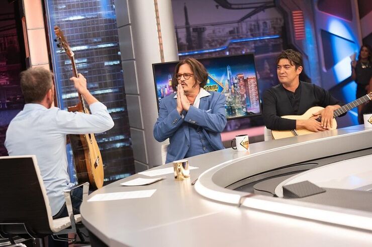 Johnny Depp revela su secreto para superar momentos difíciles en 'El Hormiguero'