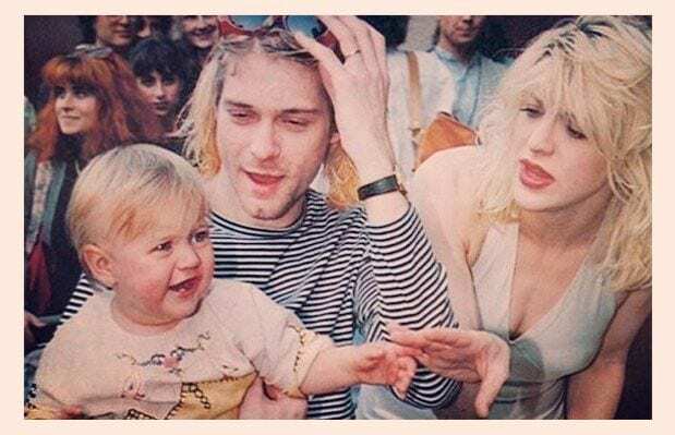 Frances Cobain celebra el nacimiento de su primer hijo, Ronin Walker Cobain Hawk