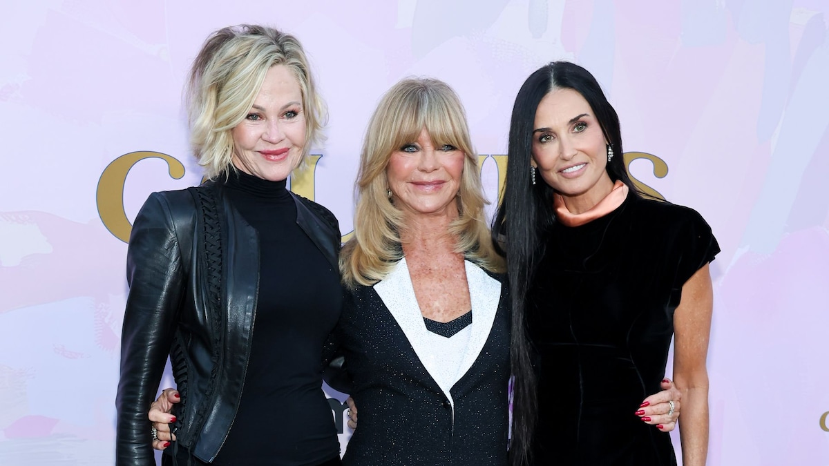 Reencuentro de Melanie Griffith, Demi Moore y Goldie Hawn: Celebrando 20 años de amistad y cine