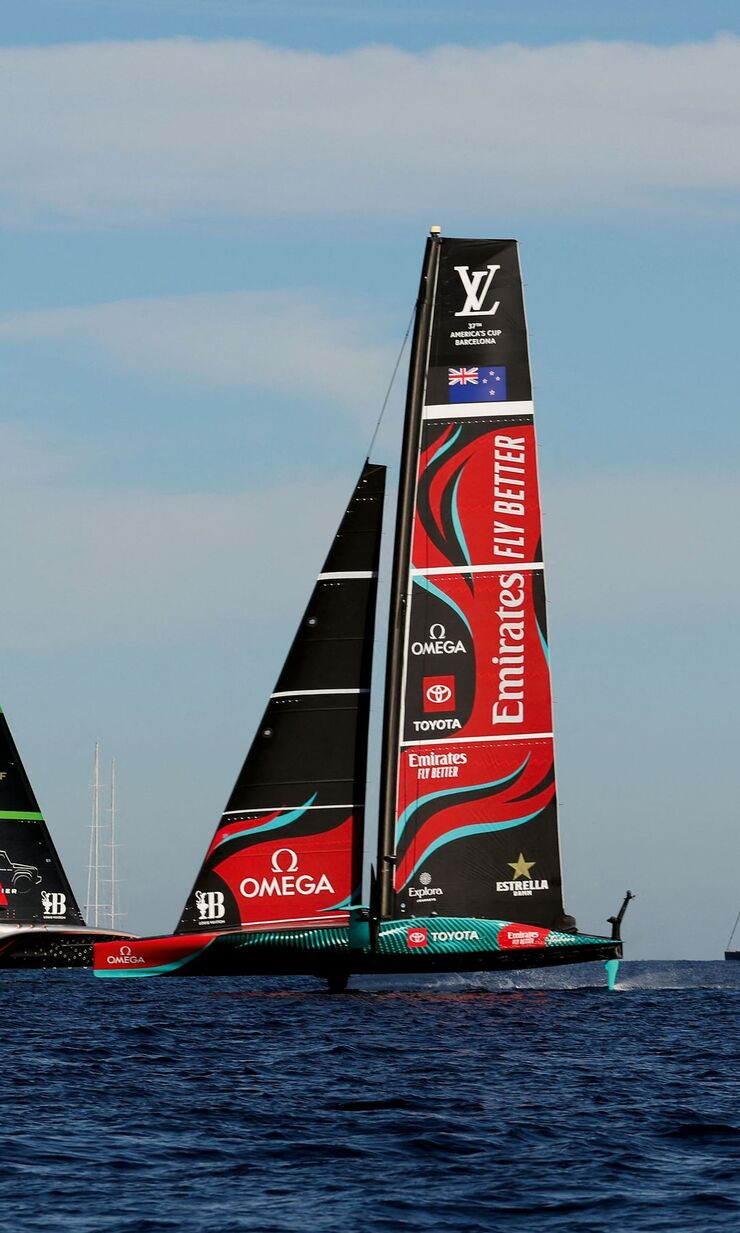 Tamara Falcó y Íñigo Onieva en la 37ª America's Cup: victoria y espectáculo en Barcelona