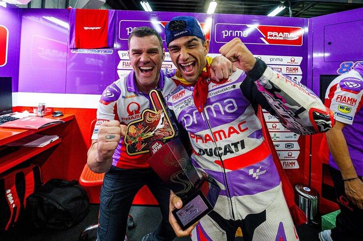 Alba Carrillo felicita a Fonsi Nieto por su éxito en el Mundial de MotoGP 2024 con mensaje emotivo