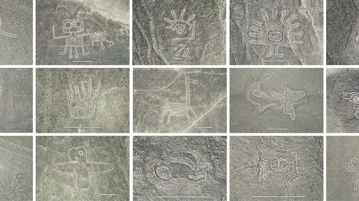 Descubrimiento de 303 geoglifos en Nazca revela figuras humanas y animales ocultos