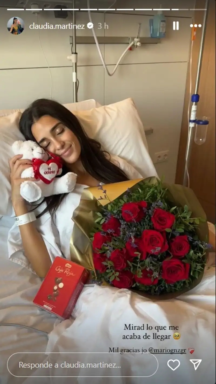 Claudia Martínez, concursante de 'Supervivientes 2024', ingresada en el hospital tras cirugía estética